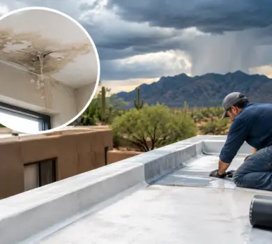 A Tucson Monsoon Roof Leak Restoration Example