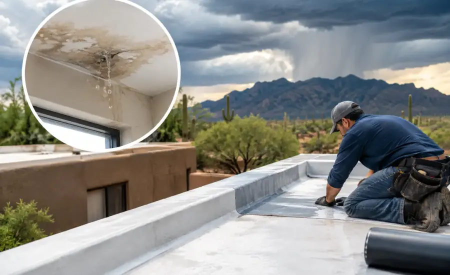 A Tucson Monsoon Roof Leak Restoration Example