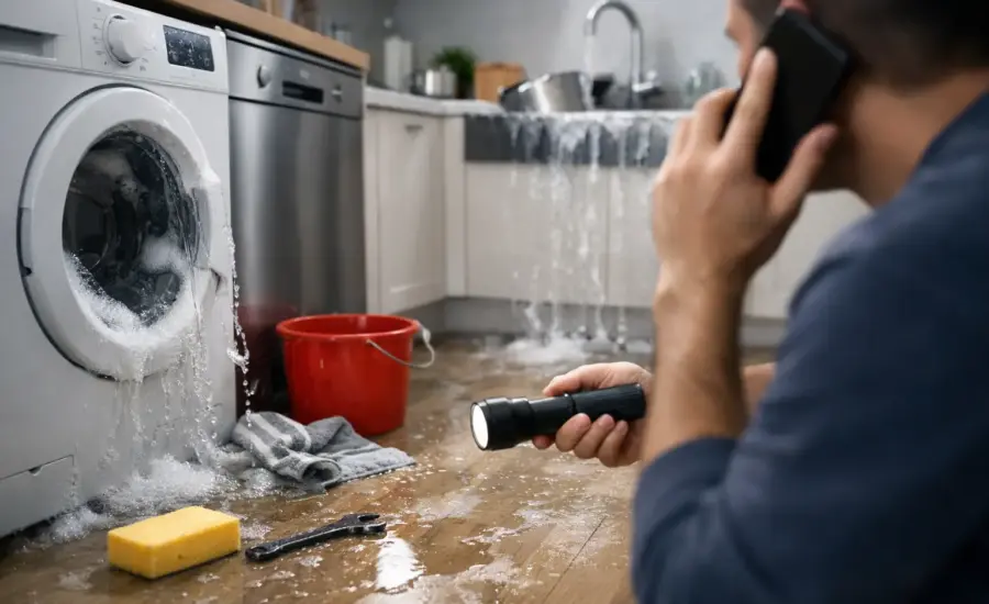 Best Emergency Steps After An Appliance Overflow