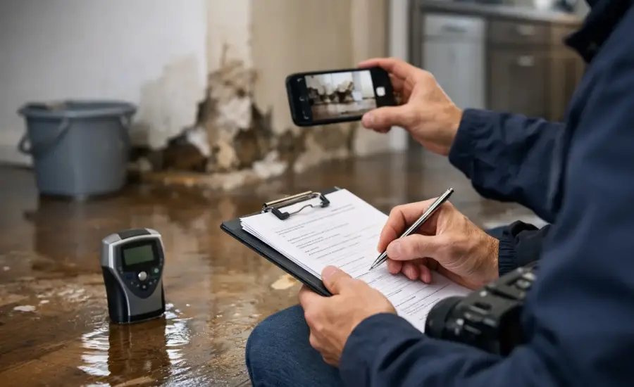 How To Document Water Loss For An Insurance Claim