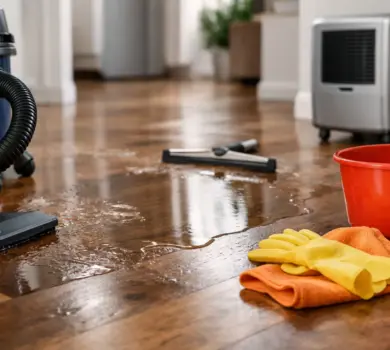 How To Protect Hardwood Floors After A Leak