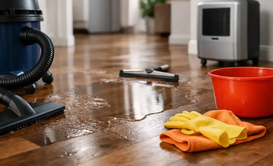 How To Protect Hardwood Floors After A Leak