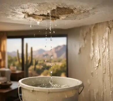 Roof Leak Interior Damage Guide For Tucson Homes