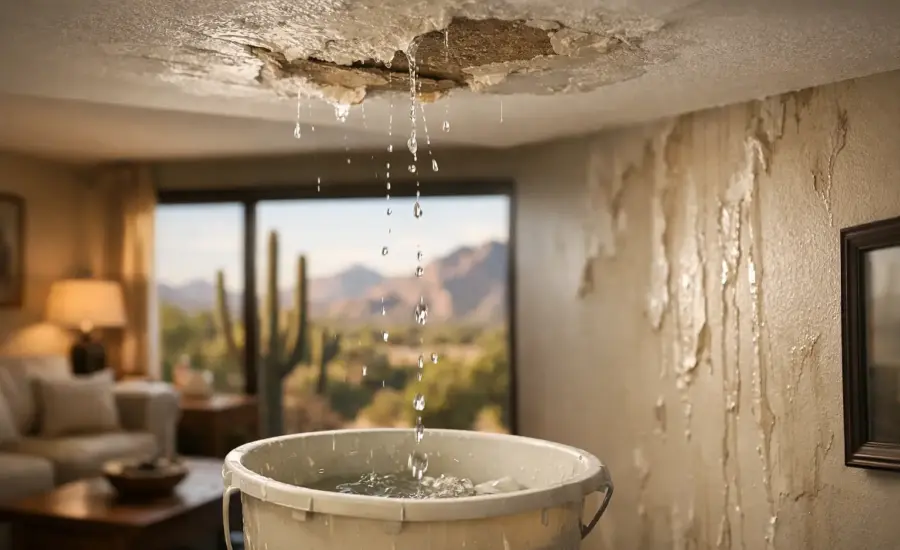Roof Leak Interior Damage Guide For Tucson Homes