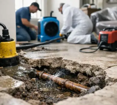 Slab Leak Damage Restoration: What Happens Next