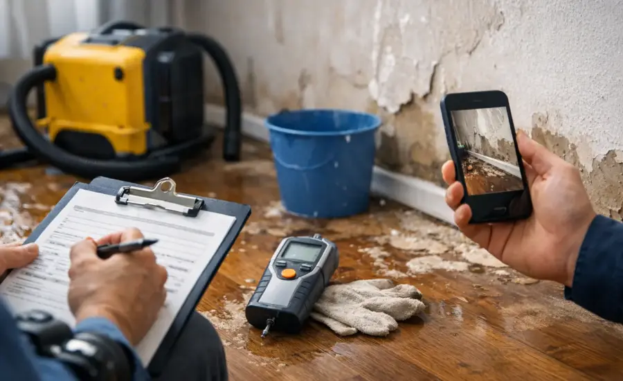Water Damage Documentation For Insurance