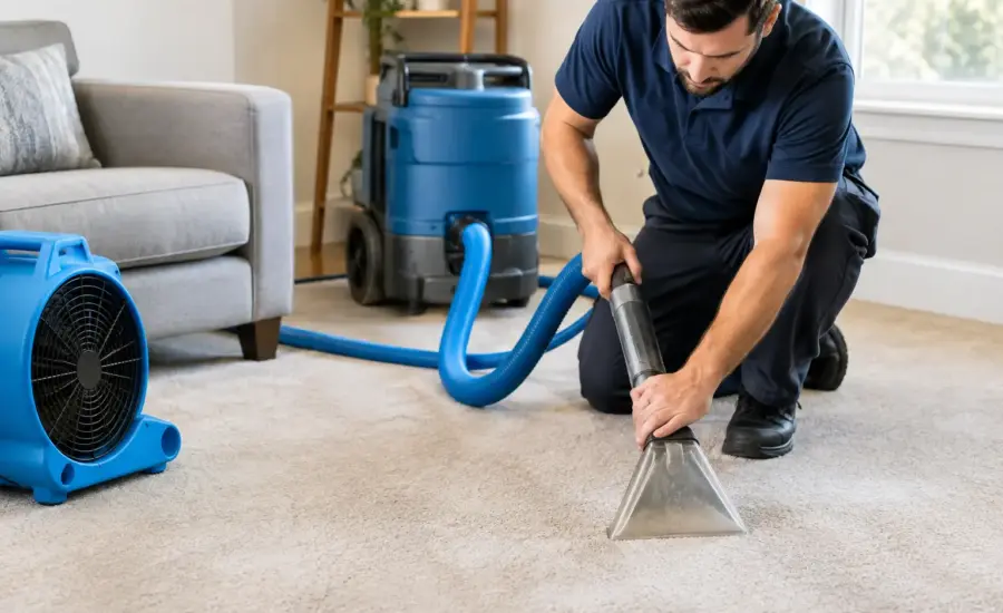 Wet Carpet Drying After A Leak: 7 Key Steps