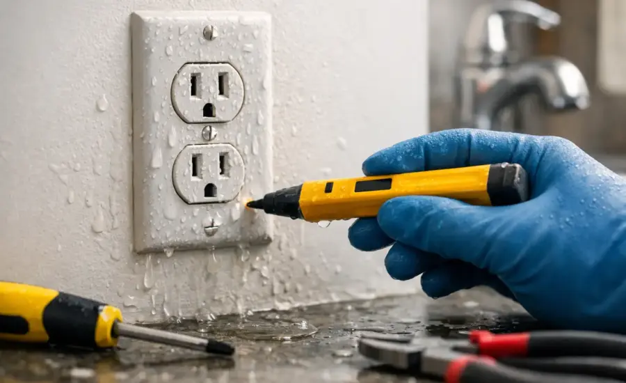 Wet Outlet Safety Steps After Water Exposure