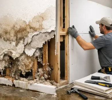 When Water Damaged Drywall Replacement Is Needed